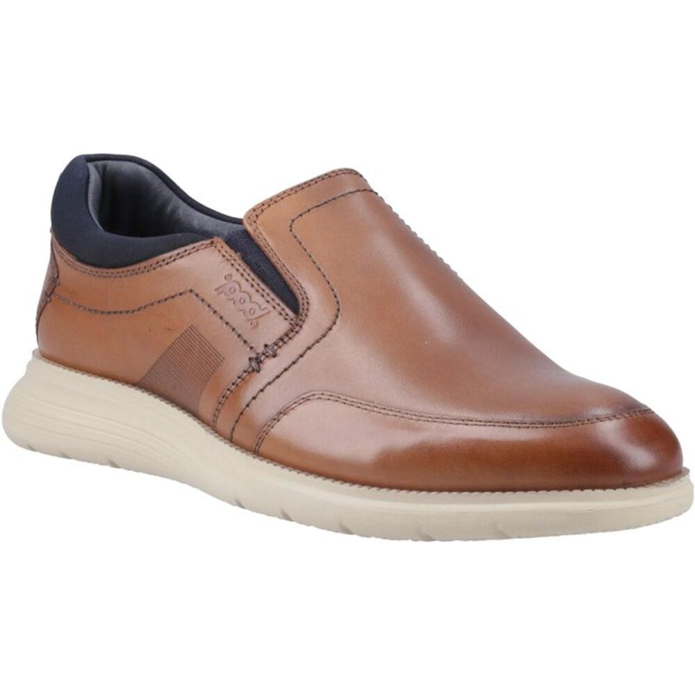 POD Mens Holden Italian Leather Loafers / Cognac